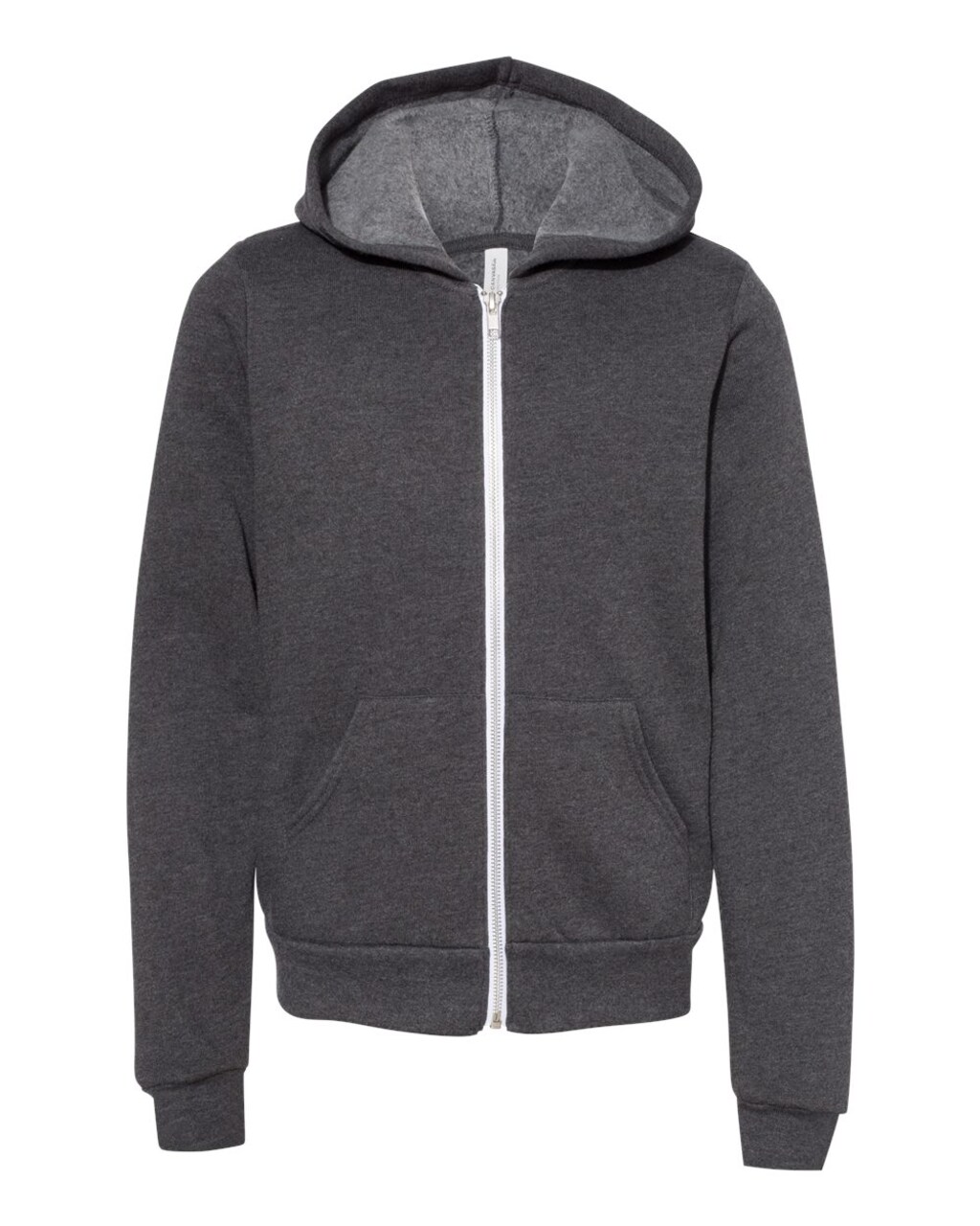 BELLA + CANVAS® Sponge Fleece Full-Zip Hoodie For Youth - 3739Y